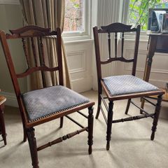 Elegant Edwardian Occasional chairs (pair).