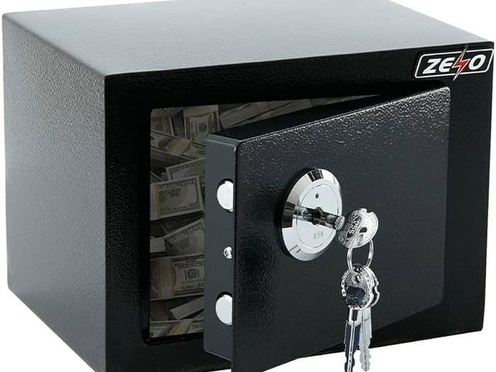 NEW SALE | Small Safe With Keys | High Security Safety Box | Steel Lock Safes | Home Office Money Cash Storage Box