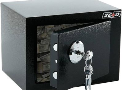 NEW SALE | Small Safe With Keys | High Security Safety Box | Steel Lock Safes | Home Office Money Cash Storage Box