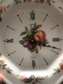Vintage Johnson Brothers wall clock