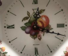 Vintage Johnson Brothers wall clock