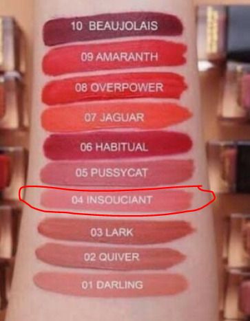 Tomford Lip Lacquer Luxe Matte Liquid Lipstick in 04 insouciant