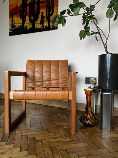Vintage sling chair 1970s Ikea
