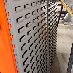 Heavy Duty Double Sided Storage Bin Holder Rack