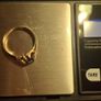 Gold Sapphire Ring Image 9