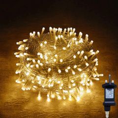 100/200/300/400 LED Fairy Lights, 8 Modes Timer String Lights for Bedroom Plug in, Warm White Outdoor Garden Lights Mains Powered Waterproof Christmas Lights for,Indoor,Party MULTIPLE SIZES AVAILABLE, SEE DESCRIPTION (FREE POSTAGE)