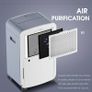 NEW SALE | 12L/D Dehumidifier for Home with Energy Efficient Compressor-HEPA Filter Air Purification, Continuous Drainage, 2.5L Tank, Timer, Sleep Mode, Auto Defrosting, Humidity Target, for Basement Laundry Image 6