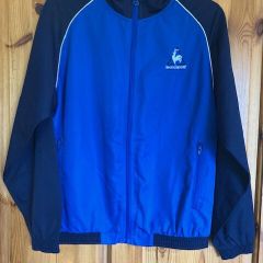 Le coq sportif zipped tracksuit top. Size LB