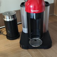 Nespresso coffee machine and frother