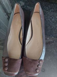 Marks & Spencer Brown Leather Court Shoes