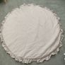 Powder Pink LINEN Playmat with beautiful ruffle arround Image 7