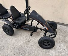 BERG Black Edition XL BFR Go Kart + Genuine BERG Passenger Seat