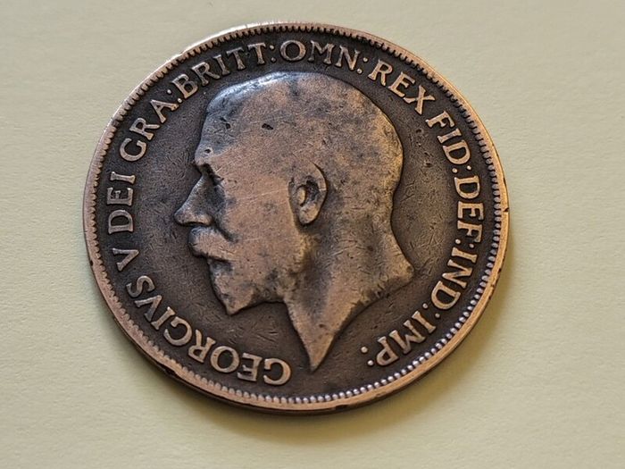 1919 George V UK Penny