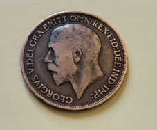 1919 George V UK Penny