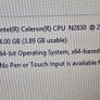Packard Bell EasyNote Z5WGM Intel Celeron Cpu N2830 2.16GHz, 4GB Ram, Windows 8, 500GB HDD Image 5