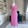 Ladies Pink & White Summer Dress from Dunnes Stores Image 5