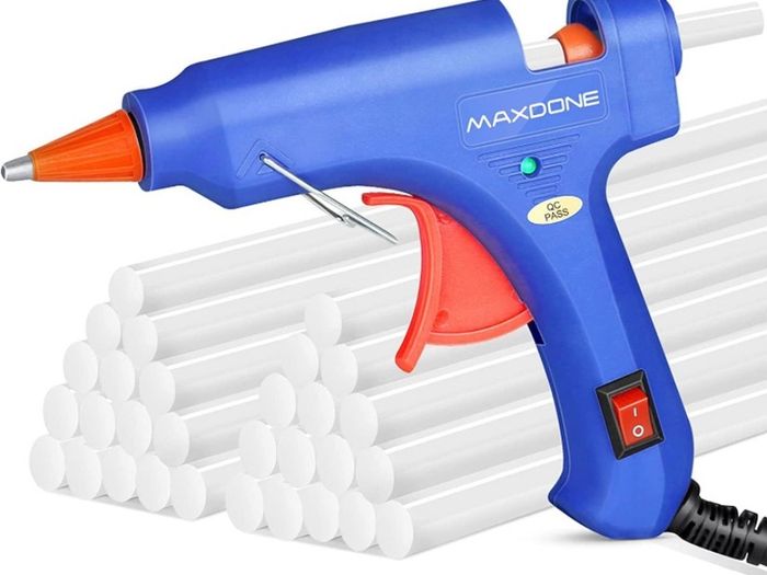 Hot Glue Gun Mini Glue Gun with 30pcs Glue Sticks Upgraded Version, 20W Hot Glue Gun Blue Fast Heating for DIY Craft Projects and Home Quick Repairs MULTIPLE COLOURS AVAILABLE (FREE POSTAGE)