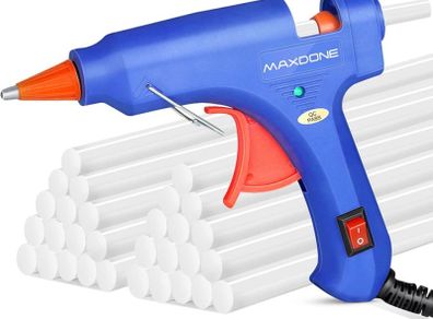 Hot Glue Gun Mini Glue Gun with 30pcs Glue Sticks Upgraded Version, 20W Hot Glue Gun Blue Fast Heating for DIY Craft Projects and Home Quick Repairs MULTIPLE COLOURS AVAILABLE (FREE POSTAGE)