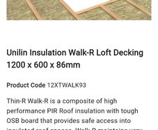 Insulated Attic Loft Boards