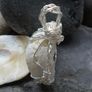 Druzy wirewrapped pendant.Gemstone pendant,Gemstone jewellery Image 6