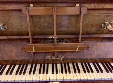 Collard & Collard Antique Upright Piano Mahogany