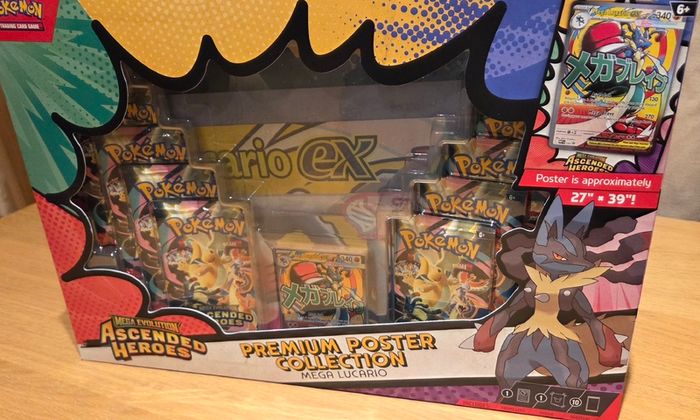 Pokemon Ascended Heroes Premium Poster Collection Mega Lucario