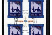 2000 Ireland Christmas Commemorative Stamp Booklet Fine Used With Dublin Cancel (first day)