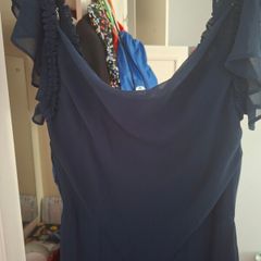 bridesmaid dress navy