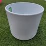 White  ceramic plant pot Image 2