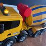 Bruder cement truck and regular truck Image 3