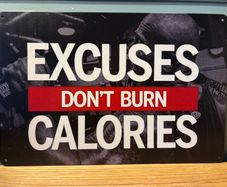 Gym Tin Metal Sign