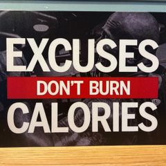Gym Tin Metal Sign