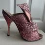 No. 21 pink glitter mules - sz 6.5 Image 8