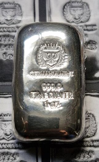 Germania Mint 1 oz .999 Sealed Silver Cast Bars