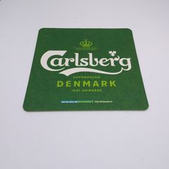 Carlsberg : Probably The Best Lager In The World - Beer Mat/Coaster