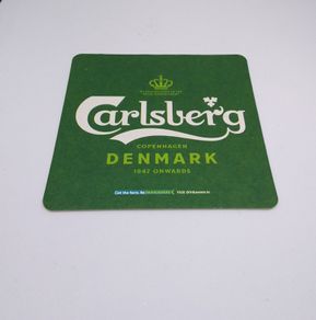 Carlsberg : Probably The Best Lager In The World - Beer Mat/Coaster