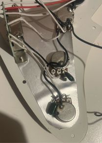 Fender Stratocaster squier potentiometers wiring Set 1 Volume 2 Tone electric guitar parts accessories