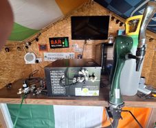 Home bar cooler set up