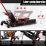 Hydraulic Motorcycle Lift Jack, 1500 LBS Motorcycle Scissor Jack with 4 Wheels & Handle, brand New Image 4