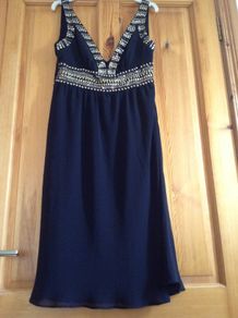 Black Grecian style dress
