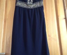 Black Grecian style dress