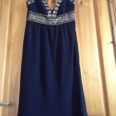 Black Grecian style dress