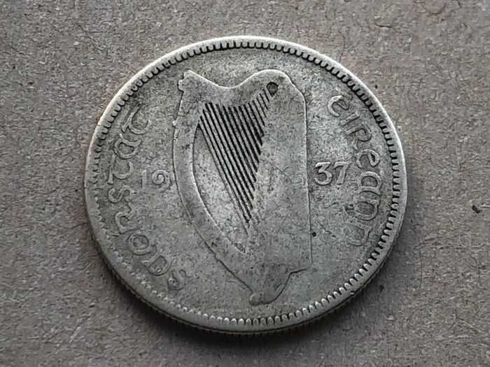 Irish silver one shilling