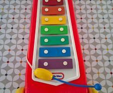 Vintage Little Tikes Tap-A-Tune Pull-Along Xylophone Toy