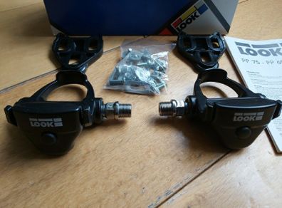 Look PP75 Black Delta Pedals NOS