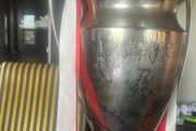 Liverpool signed champions league trophy