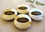 1set LAND ROVER Silver with Green logo 71mm Alloy Wheel Center Caps cap Hub Cover 71