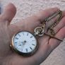 Vintage Sterling Silver Pocket Watch Image 3