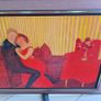 "Lovers on Sofa" Oil Painting by Leon De Sachy NCAD Image 2