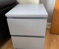 IKEA MALM Chest of 2 Drawers - Grey